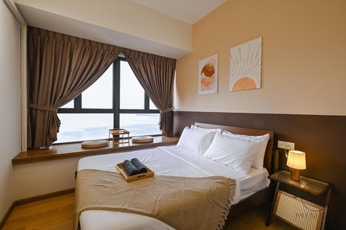 Kingsbay B #5Pax #Vintagewood #Highfloor Apartman Johor Bahru Kültér fotó