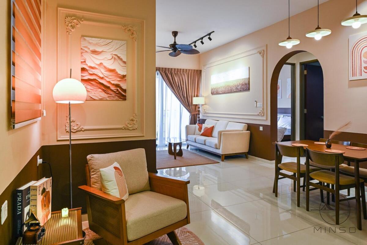 Kingsbay B #5Pax #Vintagewood #Highfloor Apartman Johor Bahru Kültér fotó
